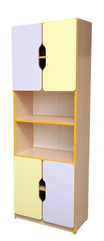 Шафа універсальна для зберігання засобів навчання "Школа-Сад" елемент №4 (5404) АНШАР ГРУП 600х410х1885 мм